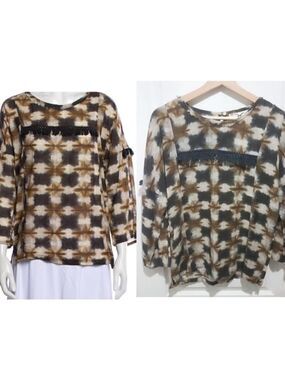 {Flaws} Figue | Mustang dyed blouse with fringe